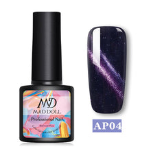 Load image into Gallery viewer, MAD DOLL 8ml 60 Colors Gel Nail Polish Nail Color Nail Gel varnish Soak Off UV Gel Varnish Base Coat No Wipe Top Coat