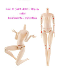 Load image into Gallery viewer, BJD Doll 30cm 20 Movable Jointe Dolls 3D Eyes Bjd Plastic Doll for Girls Toys Long Wig Female Nude Body Fashion Christmas Gift