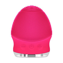 Load image into Gallery viewer, Sonic Face Cleansing Brush Silicone Facial Cleaner Facial Cleansing Brush Deep Pore Cleaning Face Massage Mini Face Care Tool