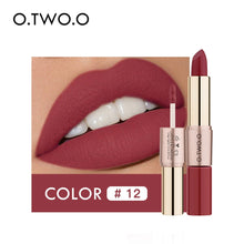 Load image into Gallery viewer, O.TWO.O 12 Colors Lips Makeup Lipstick Lip Gloss Long Lasting Moisture Cosmetic Lipstick Red Lip Matte Lipstick Waterproof