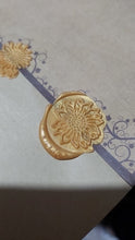 Load image into Gallery viewer, Mogoko Botanical Wax Seal Stamp Retro Classic Sealing Wax Stamps Envelope Cards Decor Flower of Life Sunflower Olive Wreath Leaf