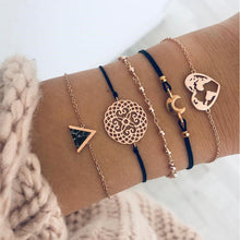 Load image into Gallery viewer, 30 Style Marble Turtle Bracelet Set Heart Pearl Moon Star LOVE Crystal Bracelets for Women Tassel Bracelet Jewelry Wholesale