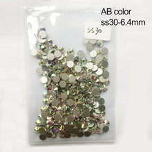 Load image into Gallery viewer, 1440pcs Glass 3D Rhinestones For Nail Art Design Gems Nail Decorations Crystal Strass AB Stones SS3-SS10