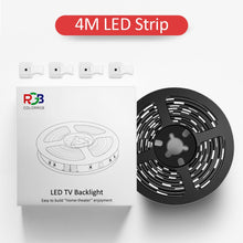 Load image into Gallery viewer, ColorRGB, TV Backlight , USB Powered LED strip light ,RGB5050 For 24 Inch-60 Inch TV,Mirror,PC, APP Control Bias