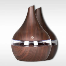 Load image into Gallery viewer, buy one get one free Aroma Air Humidifier Wood Aroma Essential Oil Diffuser Ultrasonic Humidifier cool Mist Maker for Home Spa