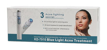 Load image into Gallery viewer, Acne Laser Pen Portable Wrinkle Removal Machine Durable Soft Scar Remover Device Blue Light Therapy Pen Massage Relax KD-7910 (with box)