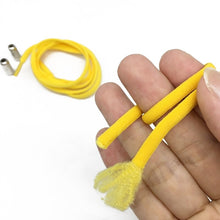 Load image into Gallery viewer, TILUSERO New Elastic Shoelaces Metal Capsule Button No Tie Shoe Laces