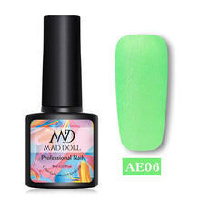 Load image into Gallery viewer, MAD DOLL 8ml 60 Colors Gel Nail Polish Nail Color Nail Gel varnish Soak Off UV Gel Varnish Base Coat No Wipe Top Coat