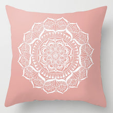 Load image into Gallery viewer, New Pink Roses Feathers Geometric Cushion Cover Modern Fashion Nordic Simple Pillowcase Decorative Sofa Seat Throw Pillows Cover