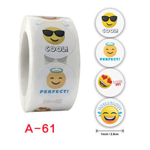 Load image into Gallery viewer, 500pcs Reward Stickers Encouragement Sticker Roll for Kids Motivational Stickers with Cute Animals for Students Teachers