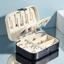 Load image into Gallery viewer, Jewelry Box Travel Comestic Jewelry Casket Organizer Makeup Lipstick Storage Box Beauty Container Necklace Birthday Gift