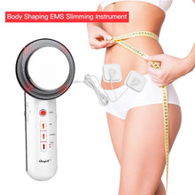 Load image into Gallery viewer, RF EMS LED Light Facial Massage Machine Wrinkles Removal + Ultrasonic Far infrared Face Skin Body Slimming Massager Fat Burner45
