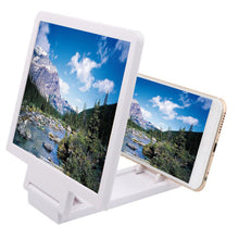 Load image into Gallery viewer, CASEIER 3D Screen Amplifier Mobile Phone Screen Video Magnifier For Cell Phone Smartphone Enlarged Screen Phone Stand Bracket