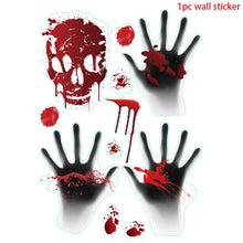 Load image into Gallery viewer, Halloween Stickers Wall Window Refrigerator Halloween Decoration Party Supplies Horror Scary Halloween Props Accessories