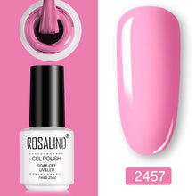 Load image into Gallery viewer, ROSALIND Gel Polish Set UV Vernis Semi Permanent Primer Top Coat 7ML Poly Varnish Gel Nail Art Manicure Gel Lak Polishes Nails