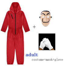 Load image into Gallery viewer, Salvador Dali La Casa De Papel Costume & Face Mask Cosplay The House of Paper Role Playing Party Adult Cosplay Money Heist S-XXL