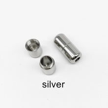 Load image into Gallery viewer, TILUSERO New Elastic Shoelaces Metal Capsule Button No Tie Shoe Laces