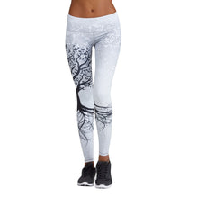 Load image into Gallery viewer, Printed Slim Fitness Leggings Women Sexy Push Up Leggins Clothing Workout Printing Patchwork Trousers High Waist Leggins Leginy