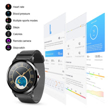 Load image into Gallery viewer, Torntisc H6pro Smart Watch Men Women Blood Pressure Heart Rate Detection LifeWaterproof Alarm Smartwatch for Android Apple Phone