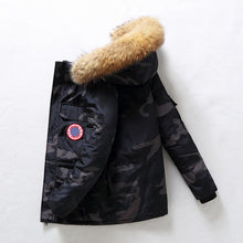 Load image into Gallery viewer, 90%Down Jackets Men Winter Jacket Men Fashion Thick Warm Parkas Fur White Duck Down Coats Casual Man Waterproof Down Jackets 165