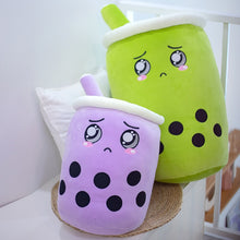 Load image into Gallery viewer, real-life bubble tea plush toy stuffed food milk tea soft doll boba fruit tea cup pillow cushion kids toys birthday gift