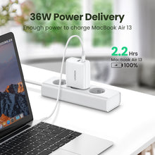 Load image into Gallery viewer, Ugreen 36W Fast USB Charger Quick Charge 4.0 3.0 Type C PD Fast Charging for iPhone 12 USB Charger with QC 4.0 3.0 Phone Charger
