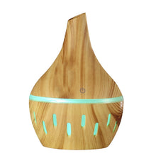 Load image into Gallery viewer, 300ml USB Air Humidifier Electric Aroma Air Diffuser Essential Oil Wood Ultrasonic Aromatherapy Cool Mist Maker for Home Car