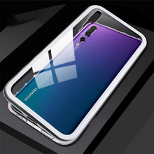 Load image into Gallery viewer, Metal Magnetic Adsorption Glass Case For Huawei P30 P20 Lite Pro Mate 20 10 Nova 3i 3 3E 4 4E 5 5i Pro Phone Case Cover Coque