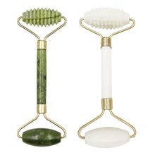 Load image into Gallery viewer, 1pc 8 Sizes Facial Massage Roller Plate Double/Single Heads Jade Stone Massager Eye Face Neck Thin Lift Relax Slimming Tools