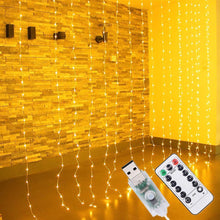 Load image into Gallery viewer, Curtain Fairy String Light LED Christmas Decorations for Home Garland Xmas Light Christmas New Year 2021 Navidad Ornament Gift