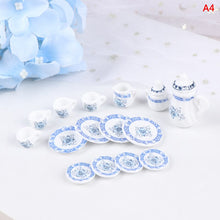 Load image into Gallery viewer, 15/8/9/4/2Pcs 1:12 Dolls House Miniature Mugs Dish Cups Pot Set Direction Furniture Toys Coffee Tea Cups Dollhouse Accessory