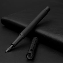Load image into Gallery viewer, NEW Fountain Pen With Luxury Set 0.5mm Black F Nib Converter Pen Steel Ink Pens Simple Business Signing Pen Writing Pens