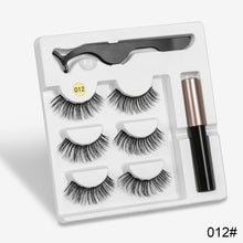 Load image into Gallery viewer, Magnetic Eyelashes Eyeliner Eyelash Curler Set5 Magnet Natural Long Magnetic False Eyelashes With Magnetic Eyeliner SEXYSHEEP