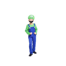 Load image into Gallery viewer, Cosplay Adults and Kids Super Mario Bros Cosplay Dance Costume Set Children Halloween Party MARIO & LUIGI Costume for Kids Gifts