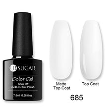 Load image into Gallery viewer, UR SUGAR Nude Glitter Gel Nail Polish Varnish Pink Rose Gold Shimmer Soak Off UV LED Nails Gel varnish 7.5ml