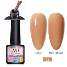 Load image into Gallery viewer, MAD DOLL 8ml 60 Colors Gel Nail Polish Nail Color Nail Gel varnish Soak Off UV Gel Varnish Base Coat No Wipe Top Coat