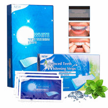 Load image into Gallery viewer, 28Pcs/14Pairs Advanced Teeth Whitening Strips Stain Removal for Oral Hygiene Clean Double Elastic Dental Bleaching Strip