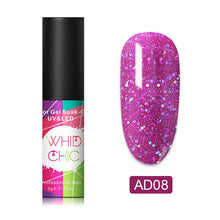 Load image into Gallery viewer, WHID CHIC Thermal Glitter Soak Off UV Gel Polish Sparkling Temperature Color-changing Varnish Gel Nail Art varnish Decor