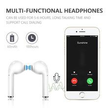 Load image into Gallery viewer, i7s Tws Wireless Headphones sports Earbuds Handsfree in ear Bluetooth Earphones music Headset Works on all smartphones goophone