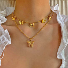 Load image into Gallery viewer, Bohemian Multi Layered Necklace for Women Vintage Portrait Coin Star Moon Pendant Necklace Geometric Collier Collares