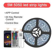 Load image into Gallery viewer, LED Strip Light ,RGB 5050/SMD2835, Flexible Ribbon, DIY Led Light Strip RGB Tape Diode DC 12V Phone app bluetooth