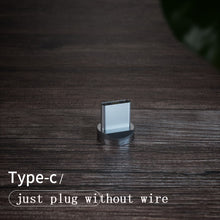 Load image into Gallery viewer, 1m Magnetic charging Mobile Phone Cable USB Type C Flow Luminous Lighting Data Wire for Samsung Huawei LED Micro Kable