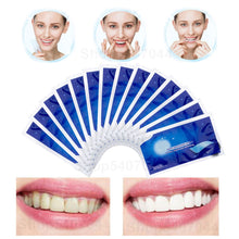 Load image into Gallery viewer, 28Pcs/14Pairs Advanced Teeth Whitening Strips Stain Removal for Oral Hygiene Clean Double Elastic Dental Bleaching Strip