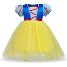 Load image into Gallery viewer, Fancy Snow White Princess Dress Christmas Costume Halloween Cosplay Dress up Baby Girl Clothes Birthday Party Kids tutu Dress