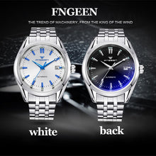 Load image into Gallery viewer, Mens Wrist Watches 2020 Top Brand Luxury Luminous Calendar Waterproof Stainless Steel Automatic male Watch Mechanical Wristwatch