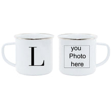 Load image into Gallery viewer, Personalized photo print Enamel MUG Coffee Milk Tea Cup Travel mug Unique Gifts