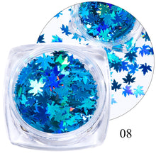 Load image into Gallery viewer, Holographic Powder on Nails Laser Silver Glitter Chrome Nail Powder DIP Shimmer Gel Polish Flakes for Manicure Pigment CH1028-4