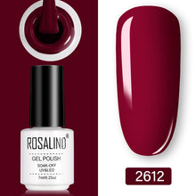 Load image into Gallery viewer, ROSALIND Gel Polish Set UV Vernis Semi Permanent Primer Top Coat 7ML Poly Varnish Gel Nail Art Manicure Gel Lak Polishes Nails