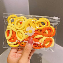 Load image into Gallery viewer, 50/100pcs/Set Girls Colorful Nylon Small Elastic Hair Bands Children Ponytail Holder Scrunchie Headband Kids Hair Accessories