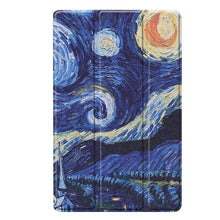 Load image into Gallery viewer, Leather Trifold Stand Case For Samsung Galaxy Tab A 10.1 2019 8.0 S5e Smart Sleep Wake Cover For Galaxy Tab S7 Plus S6 Lite Case